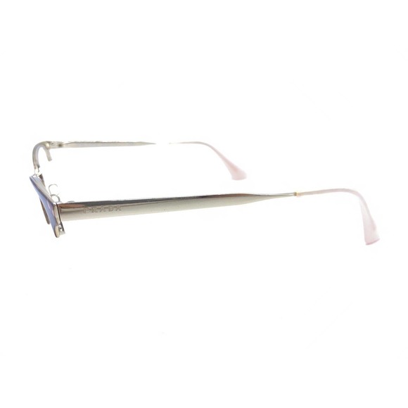 Prada VPR 65Q ROJ-1O1 Brown Gold Half Rim Eyeglasses Frames 51-17 140 Italy - Picture 7 of 12